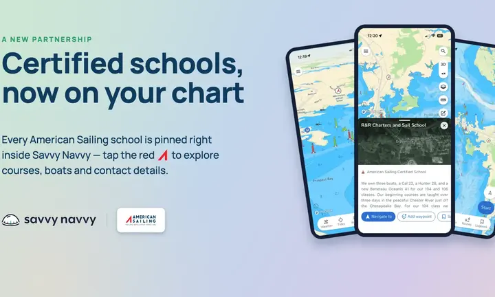 Official source image — American Sailing Adds Savvy Navvy to Electronic Navigation Training