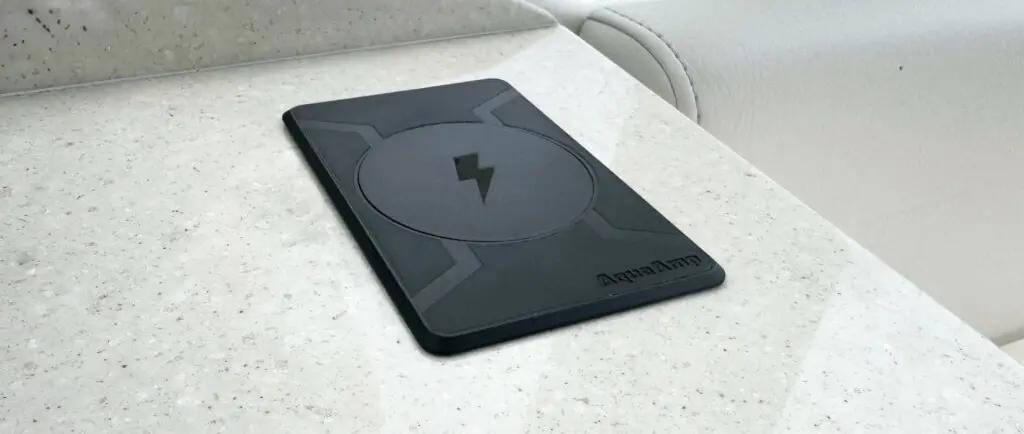 Aqua AMP marine wireless charger — official product image