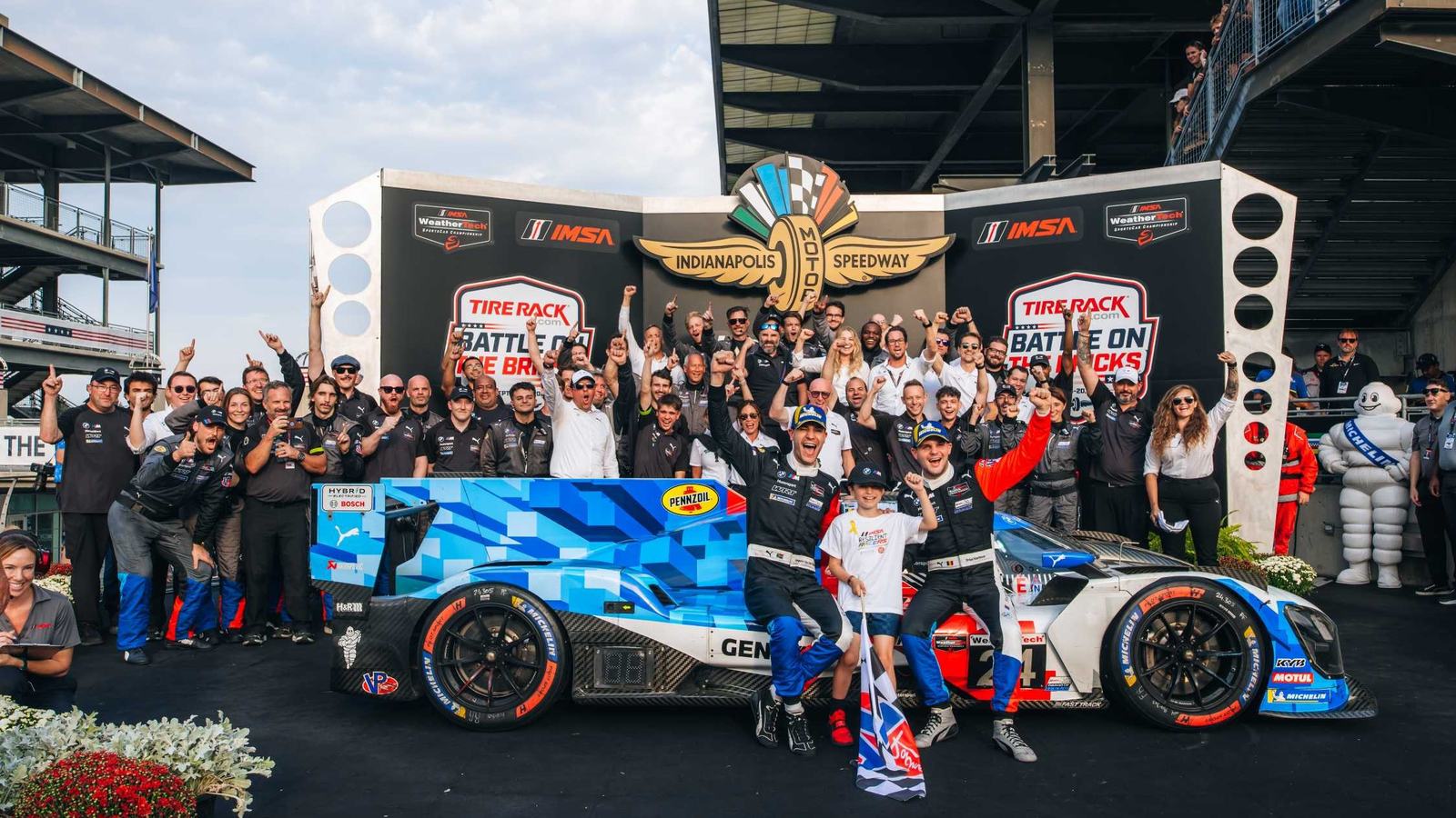 BMW M Hybrid V8 Takes Endurance Win at Indianapolis — official BMW M Motorsport image