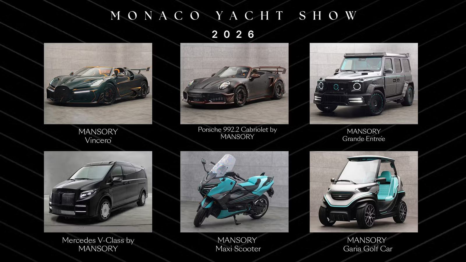 MANSORY Brings Cars and Compact Mobility to Monaco Show — official MANSORY Design & Holding GmbH image