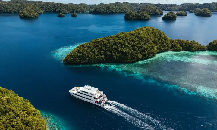 Official source-specific image: Four Seasons Explorer Palau.