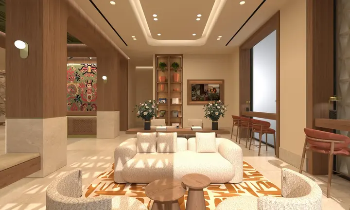 Official Hilton Era Hotel Heraklion lobby rendering