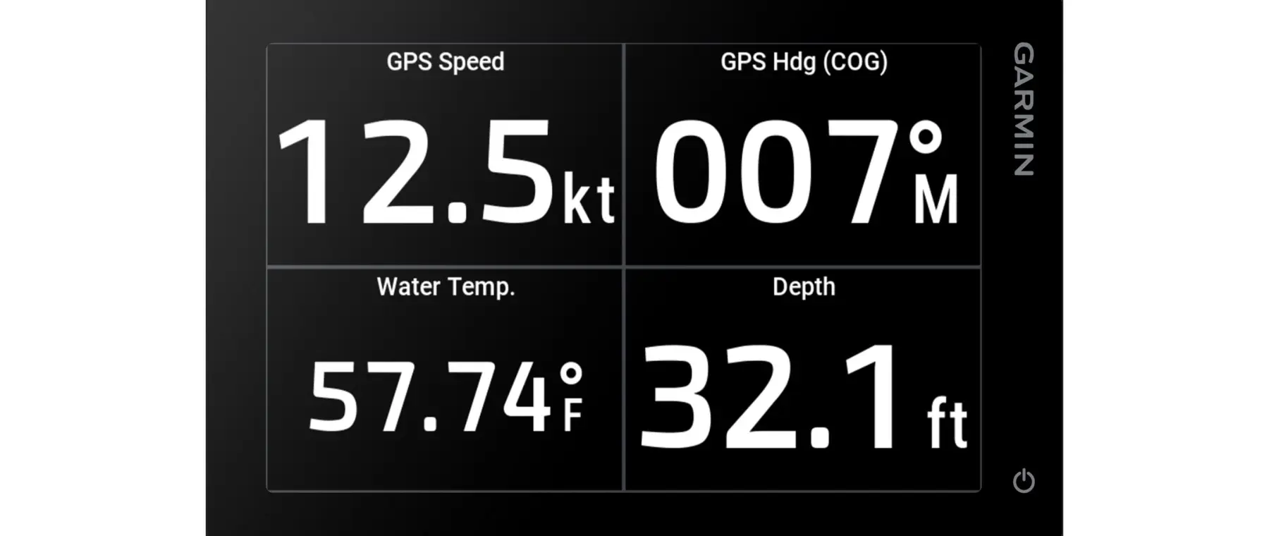 Official Garmin GMI 40 marine instrument image 2026