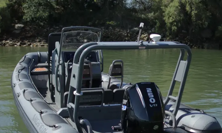 Highfield Patrol 700 Mercury BlueNav hybrid — official BlueNav image