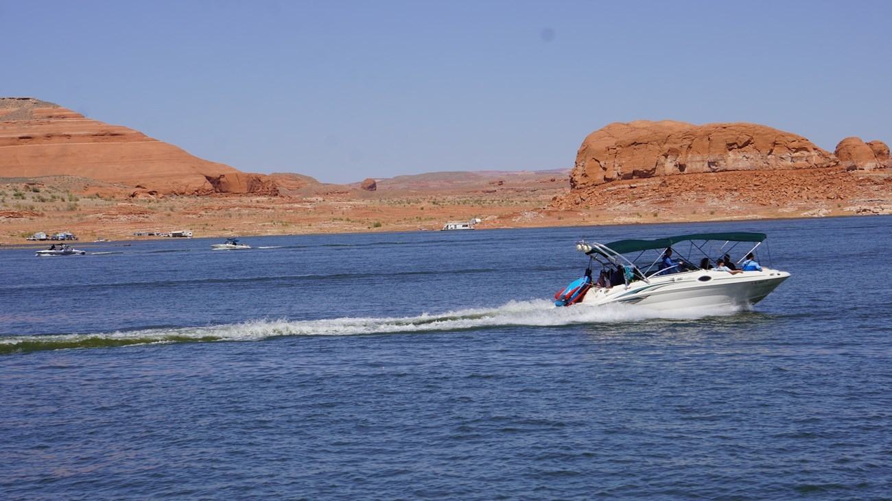 National Park Service, boating on Lake Powell