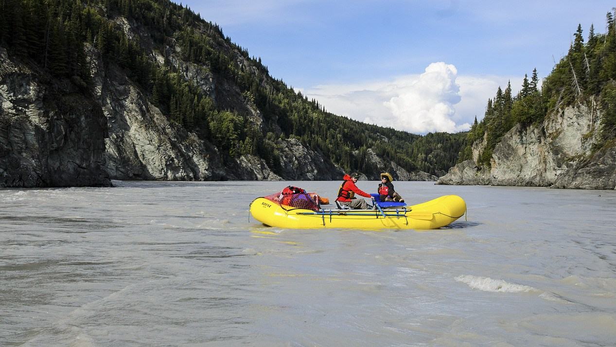 National Park Service, rafting on the Copper River through an Alaskan canyon