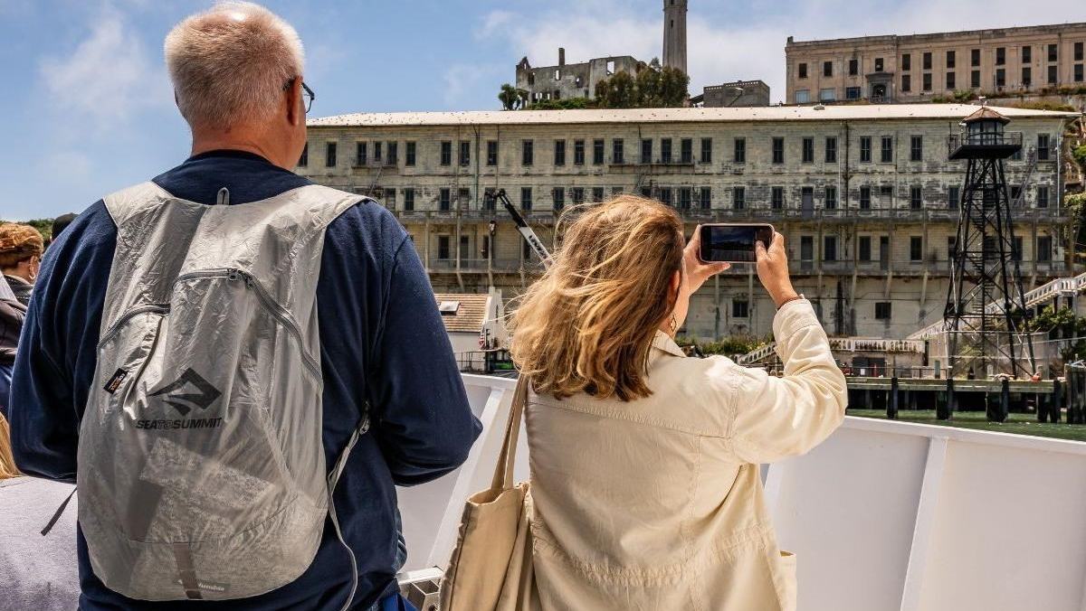 National Park Service — visitors arriving by boat at Alcatraz Island