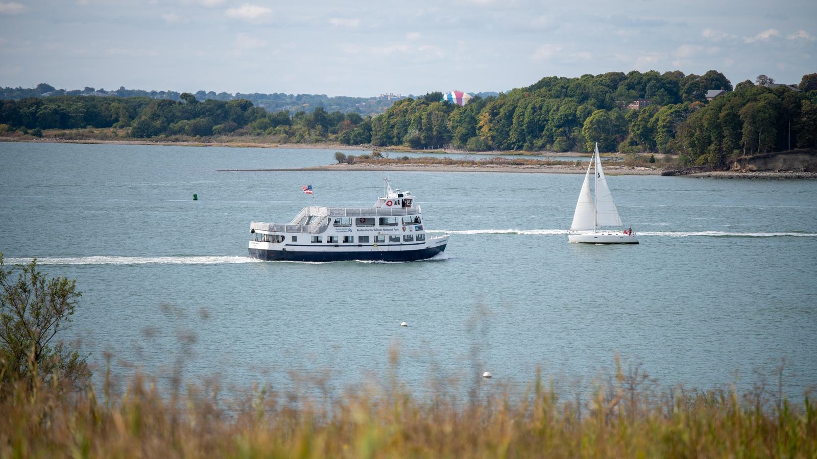 National Park Service / M. Bozio — Spectacle Island ferry and harbour view