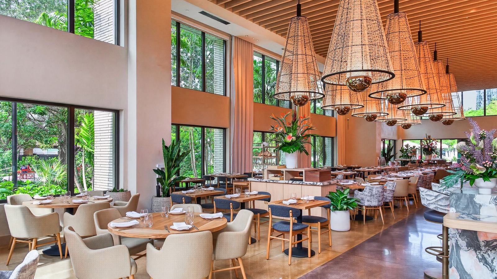Sweetwaters Restaurant — official photograph of its Fort Lauderdale dining room