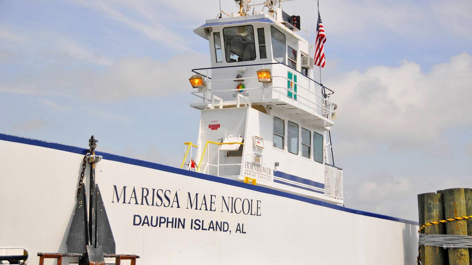 Mobile Bay Ferry / Hornblower — official Mobile Bay ferry photograph