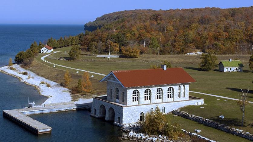 Wisconsin Department of Natural Resources — official Rock Island State Park view