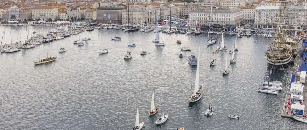 Barcolana58 organisers official Trieste waterfront photograph.