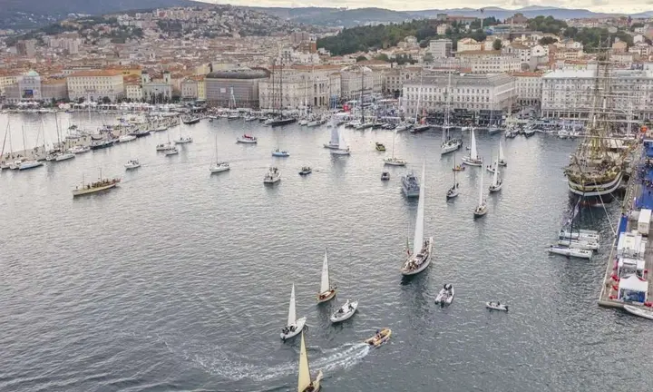 Barcolana58 organisers official Trieste waterfront photograph.