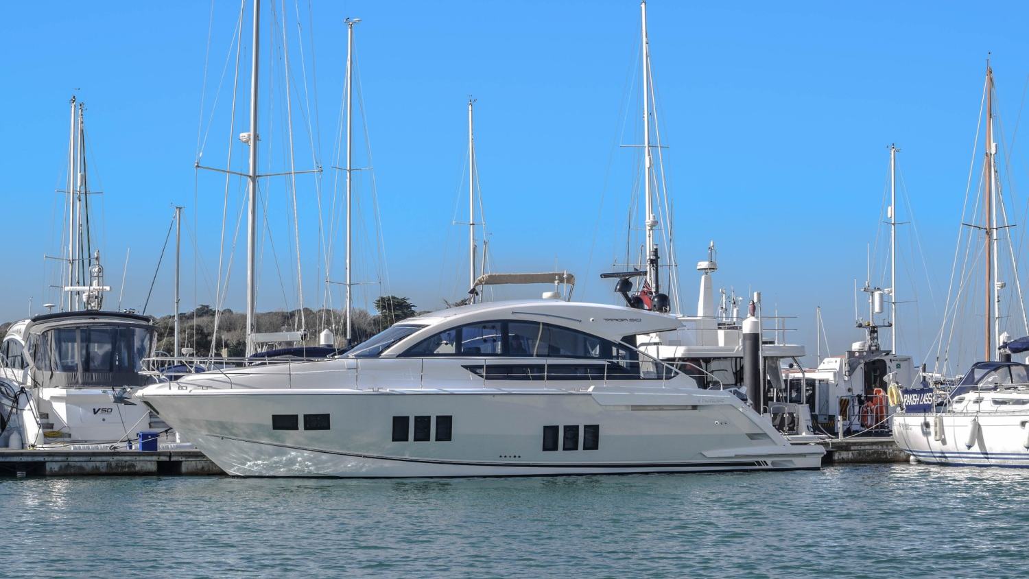 Yarmouth Harbour Commissioners — official photograph of visitor berths at Yarmouth Harbour, Isle of Wight