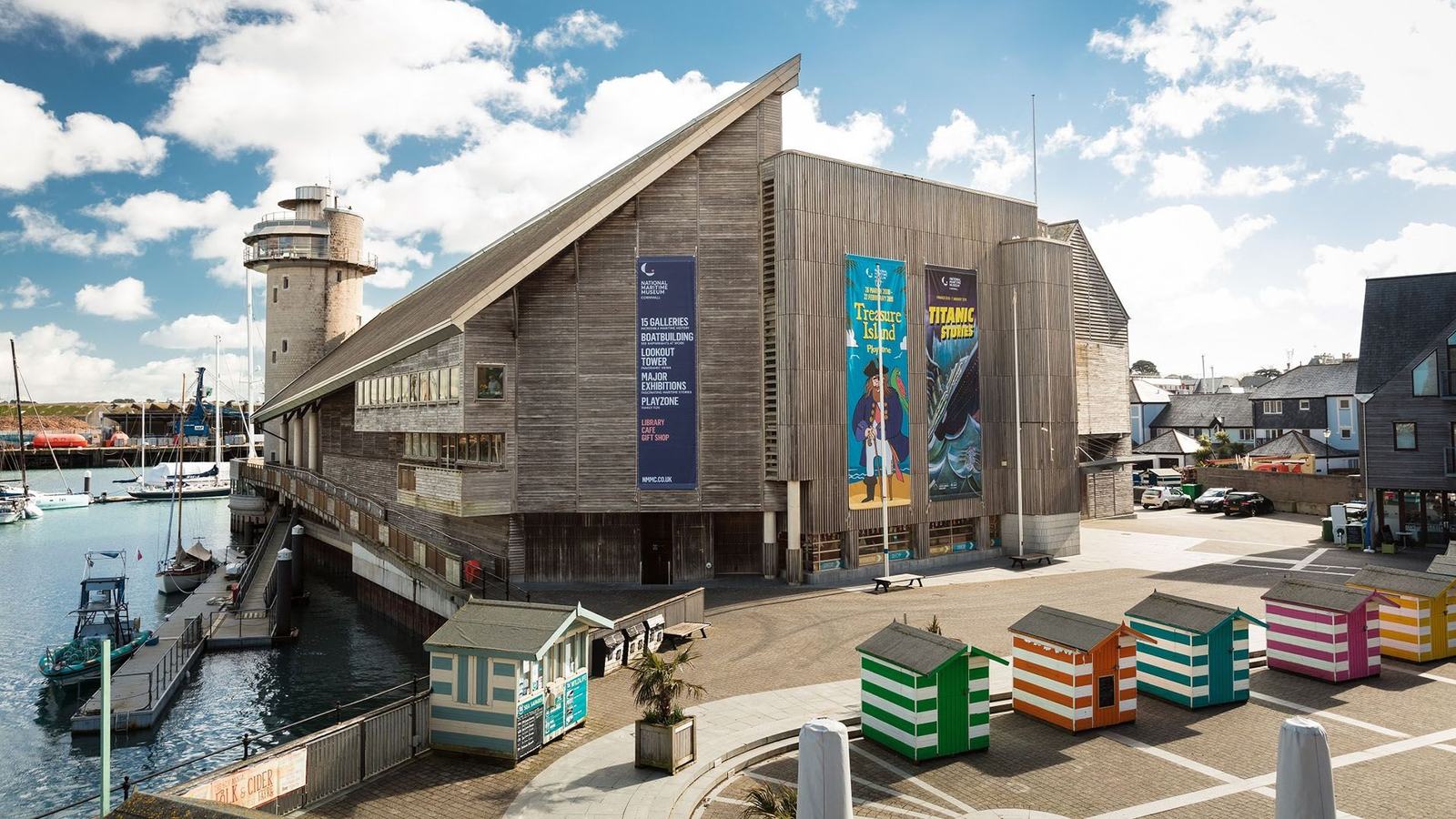 Visit Cornwall — official Visit Cornwall destination photography of National Maritime Museum Cornwall, Falmouth (historical exterior image)