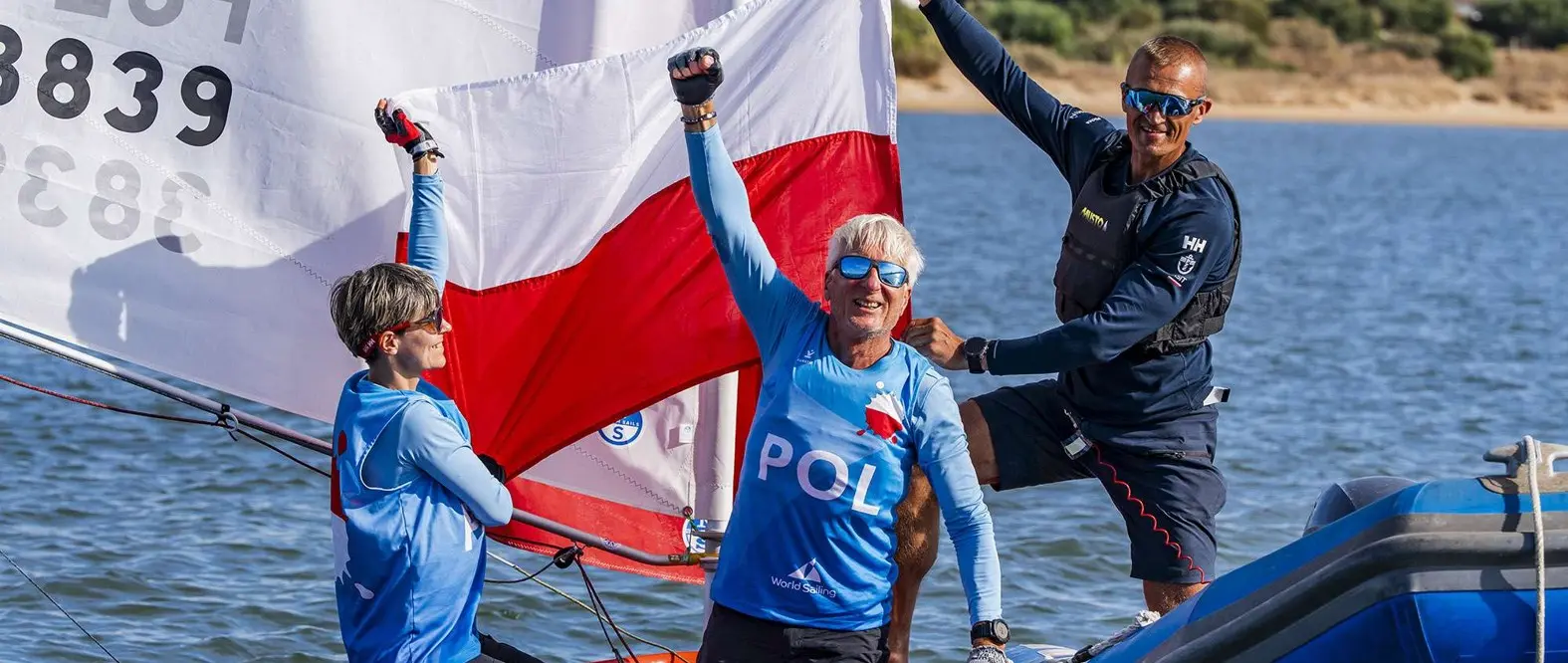 World Sailing Inclusion Championships official race photograph.