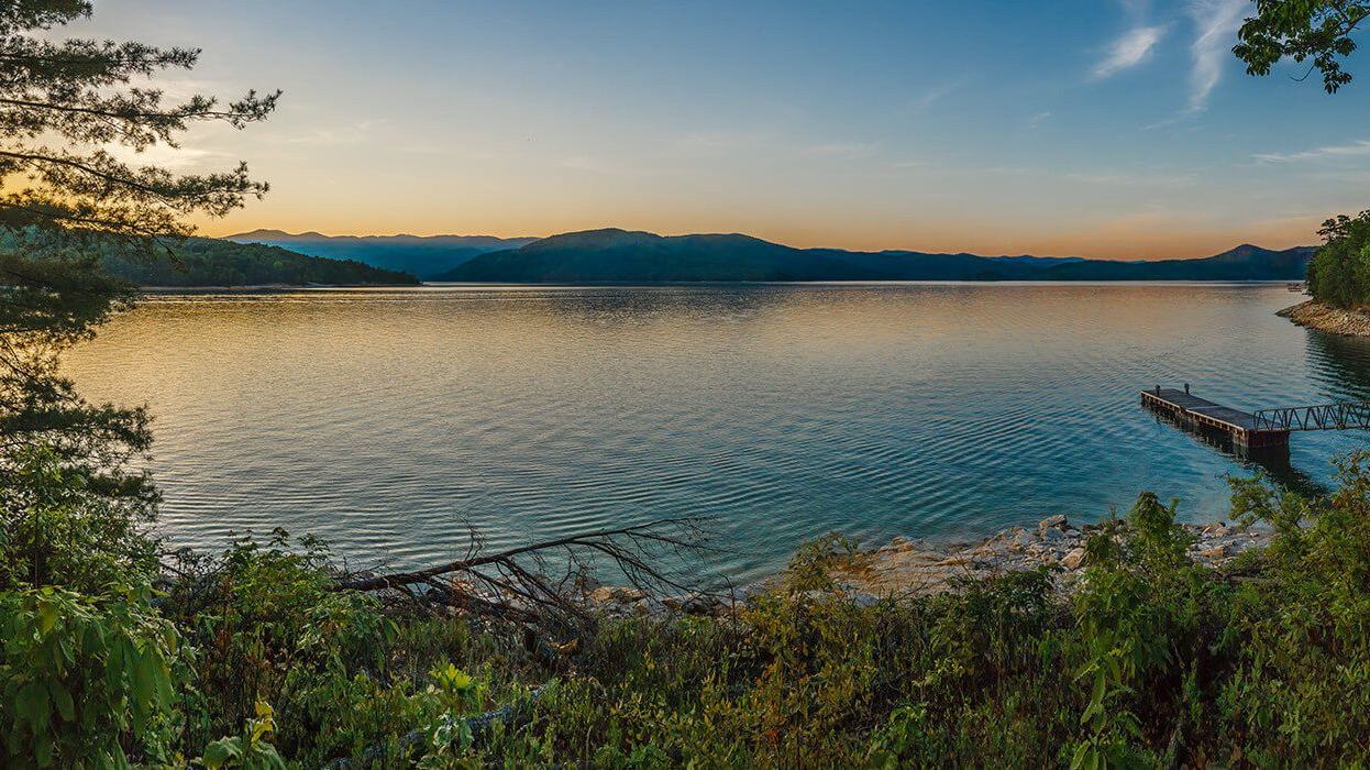 Official South Carolina State Parks photograph: Devils Fork State Park, Lake Jocassee