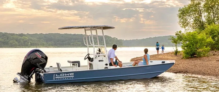Lowe Boats model year 2027 Crosswater press photograph.
