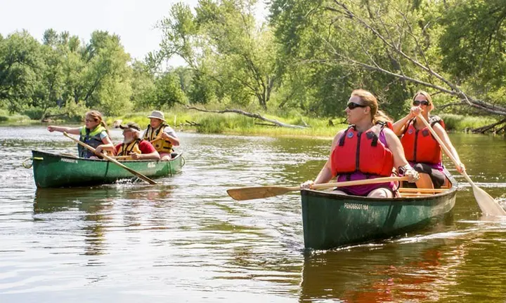Paddling the Saint Croix and Namekagon: A Family River Holiday in the Midwest — official US National Park Service, Saint Croix National Scenic Riverway, Paddling; official NPS/VanTatenhove photo image