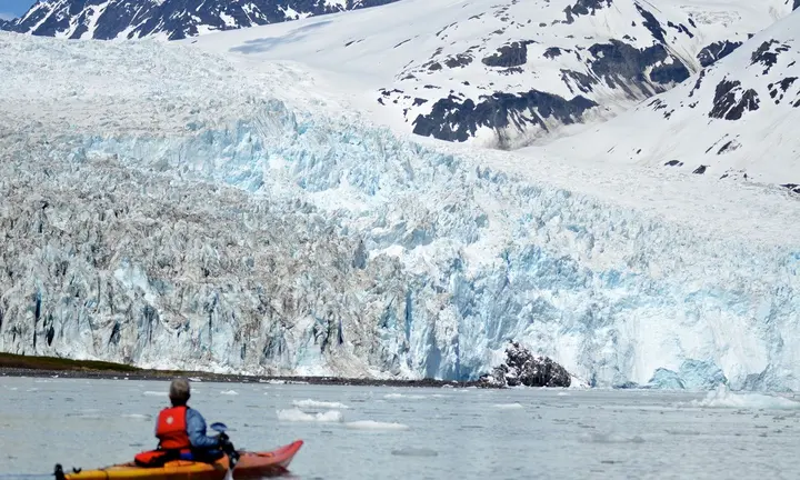 Kenai Fjords by Sea Kayak: Alaska’s Glaciers and a Guided Wilderness Day — official US National Park Service, Kenai Fjords National Park, Kayaking; NPS official photograph image