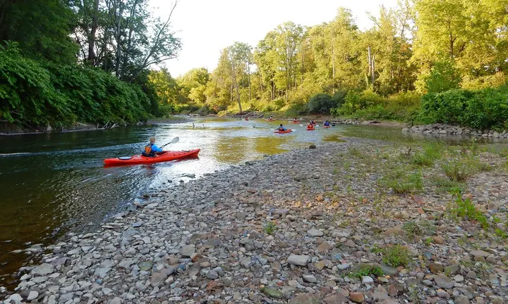 Cuyahoga Valley by Kayak: Ohio’s Recovering River and the Water Trail — official US National Park Service, Cuyahoga Valley National Park, Paddling the River; photograph NPS/D.J. Reiser image