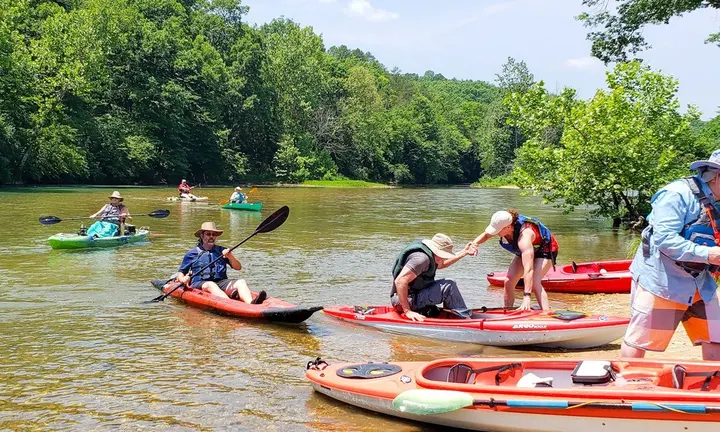 Floating Missouri’s Ozarks: Current River and Jacks Fork by Canoe — official US National Park Service, Ozark National Scenic Riverways, Floating; official NPS/Jessica Poppa photograph image