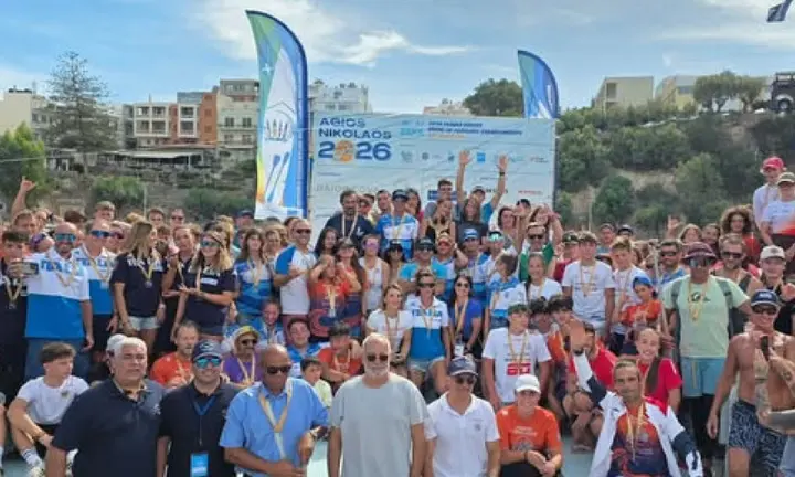 Cecilia Pampinella Sweeps All Three European SUP Titles in Crete — official source image