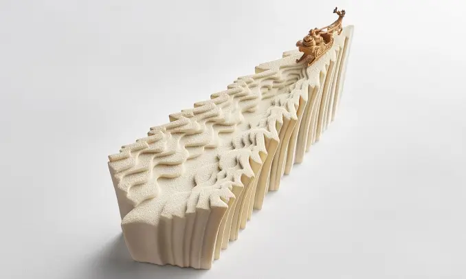 Paris Turns Poire Belle-Hélène Into a Sculptural Christmas Dessert — official source image