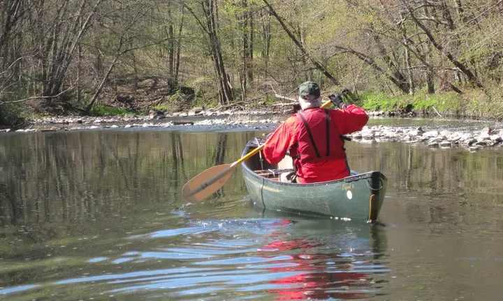 NPS official Blackstone River Valley paddling photograph