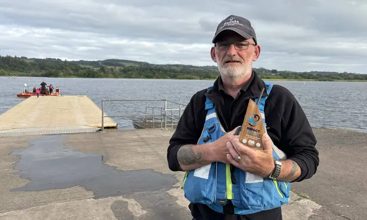 Renfrew Sea Scouts Leader Recognised for Years Afloat — official Royal Yachting Association image