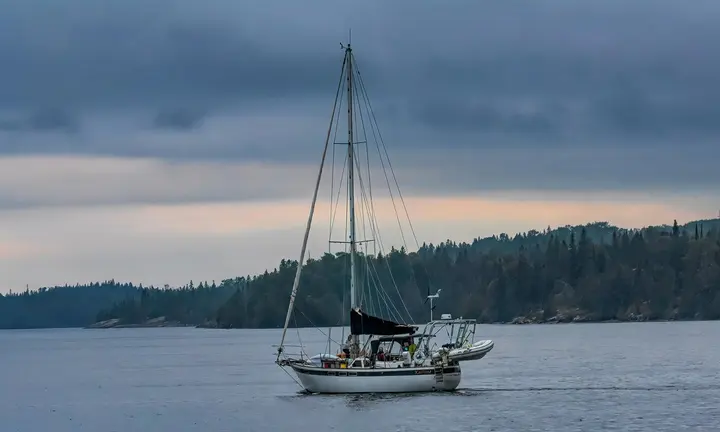Isle Royale by Small Sailboat: A Lake Superior Wilderness Voyage — official US National Park Service, Isle Royale National Park, Boating; official sailboat photograph image