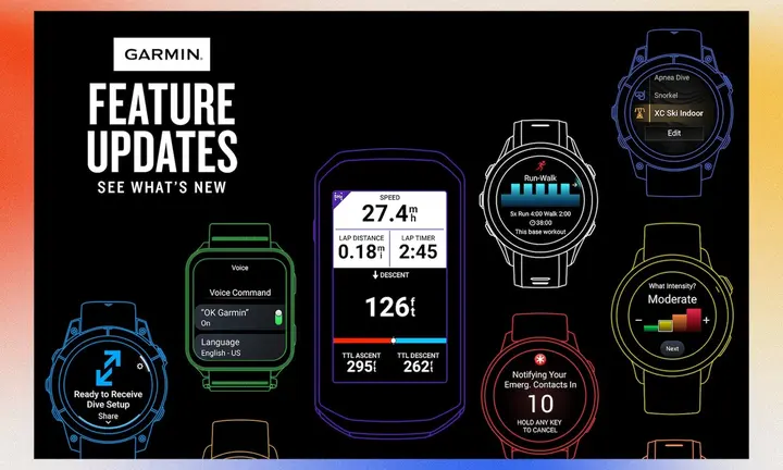 Garmin Adds Fall Detection and Voice Tools to Wearable Updates — official Garmin image