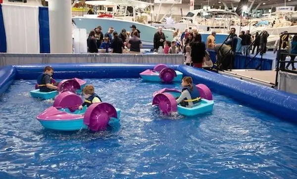 A Boat Show with Children: Try Fishing, Paddling and Finding a First Boat — official Discover Boating, Family-Friendly Fun at Boat Shows image