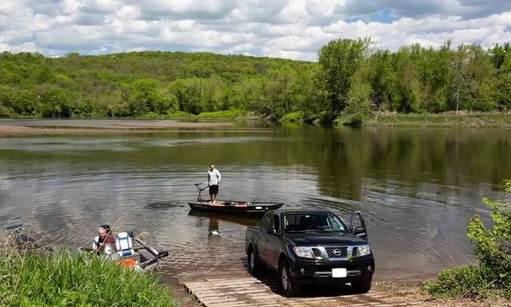 Delaware Water Gap by Small Boat: A Relaxed River Day Near the Poconos — official US National Park Service, Delaware Water Gap NRA, Boating and Boating Safety; NPS photograph by Michael Cuff image