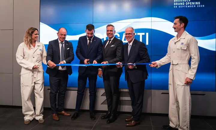 Bugatti's New Brussels Showroom Adds a Collector Stop to a City Break — official source image