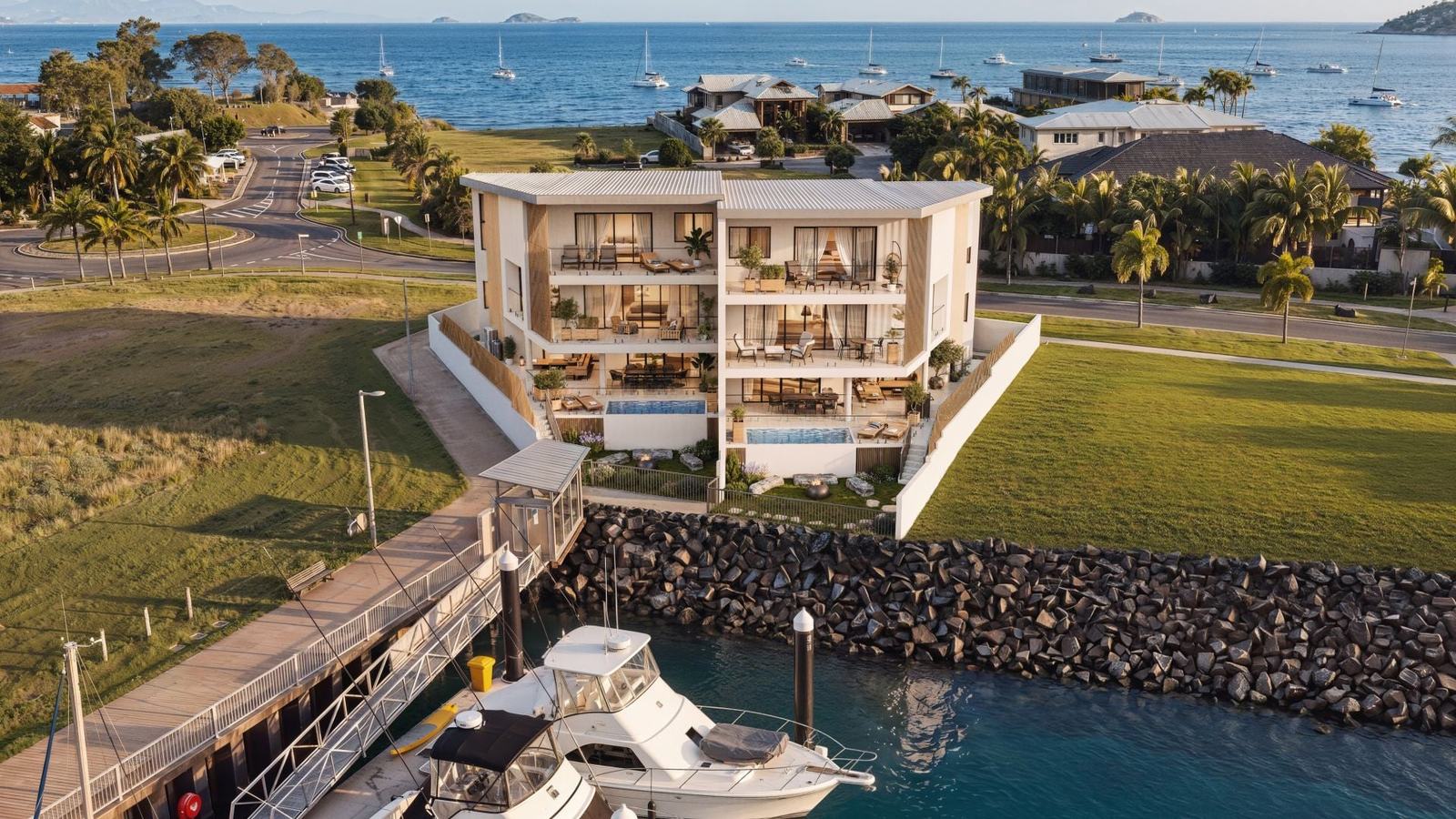 148 EAST Airlie Beach Pairs Waterfront Living With an Optional 12m Berth — official source image