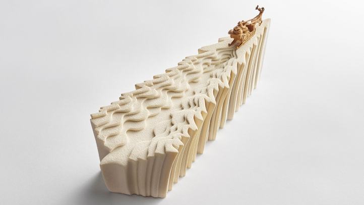Paris Turns Poire Belle-Hélène Into a Sculptural Christmas Dessert — official source image