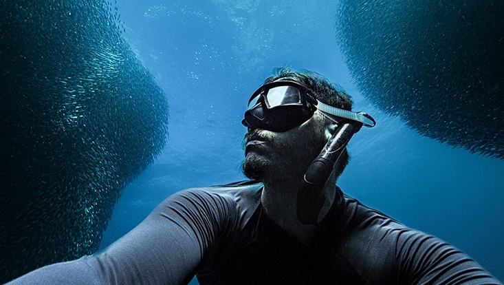 Ben Yavar Builds a Life Around Freediving and Underwater Photography — official Yamaha Blue Life image