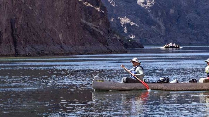 Paddling Black Canyon: Hoover Dam, Willow Beach and Lake Mohave — official US National Park Service, Lake Mead NRA, Canoeing & Kayaking; official Black Canyon paddlers photograph image