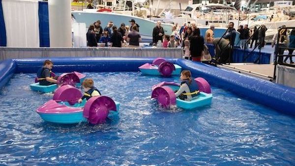 A Boat Show with Children: Try Fishing, Paddling and Finding a First Boat — official Discover Boating, Family-Friendly Fun at Boat Shows image