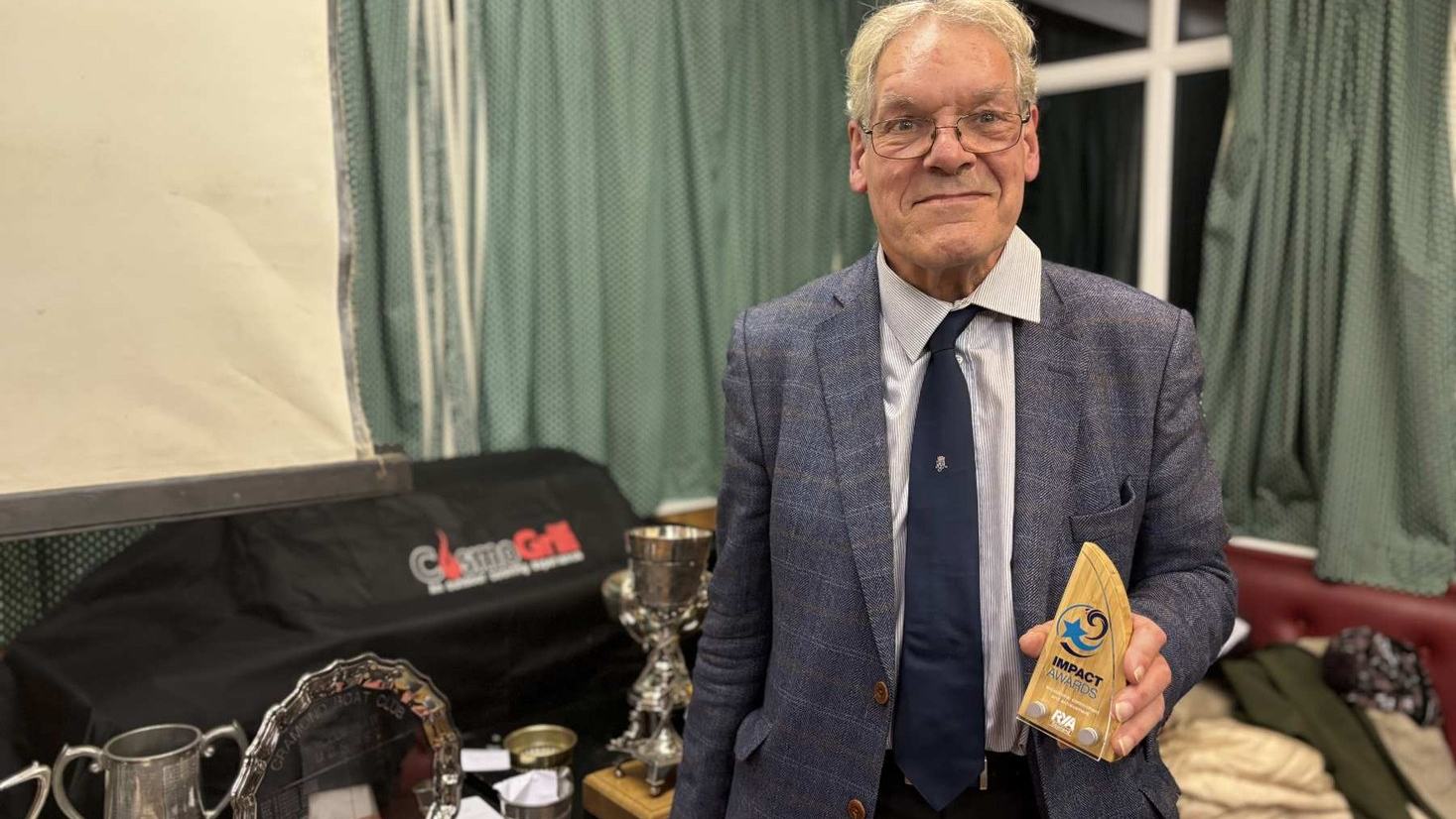 Drew Pratt Recognised After Four Decades of Sailing Service — official Royal Yachting Association image