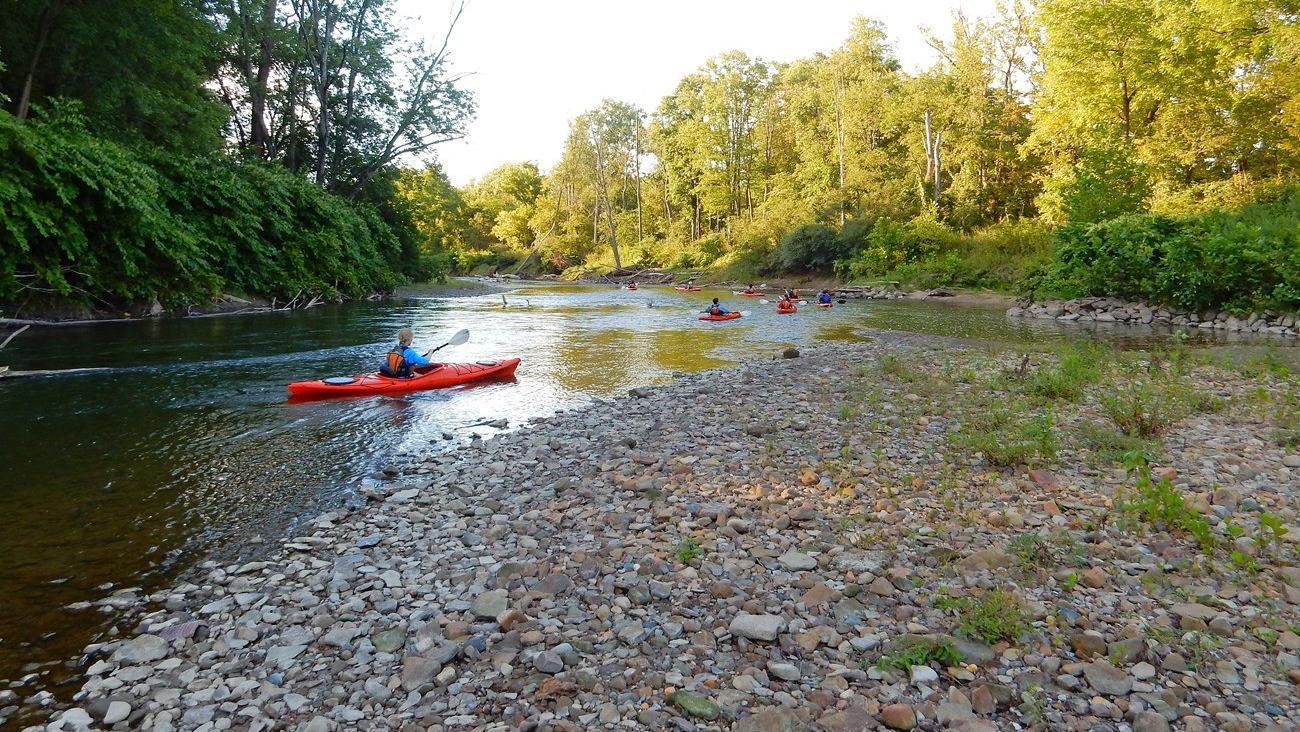 Cuyahoga Valley by Kayak: Ohio’s Recovering River and the Water Trail — official US National Park Service, Cuyahoga Valley National Park, Paddling the River; photograph NPS/D.J. Reiser image