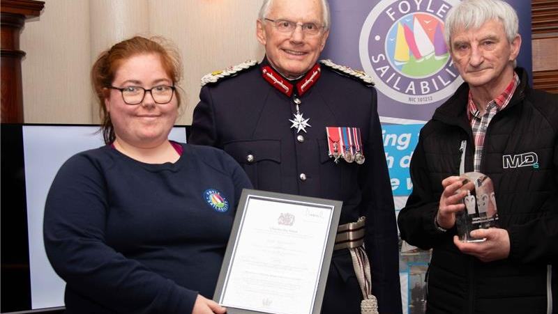 Foyle Sailability Receives King’s Voluntary Service Award — official Royal Yachting Association image