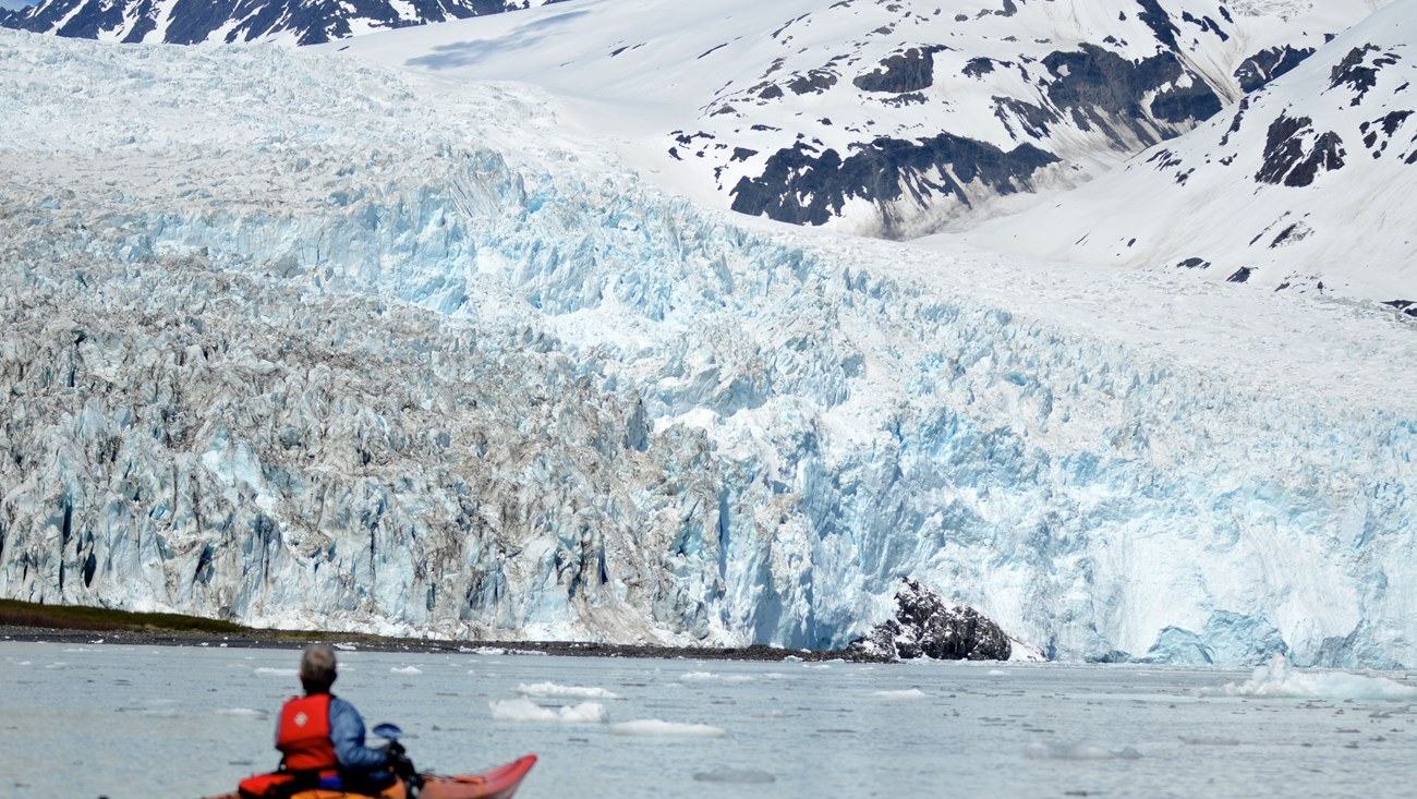 Kenai Fjords by Sea Kayak: Alaska’s Glaciers and a Guided Wilderness Day — official US National Park Service, Kenai Fjords National Park, Kayaking; NPS official photograph image