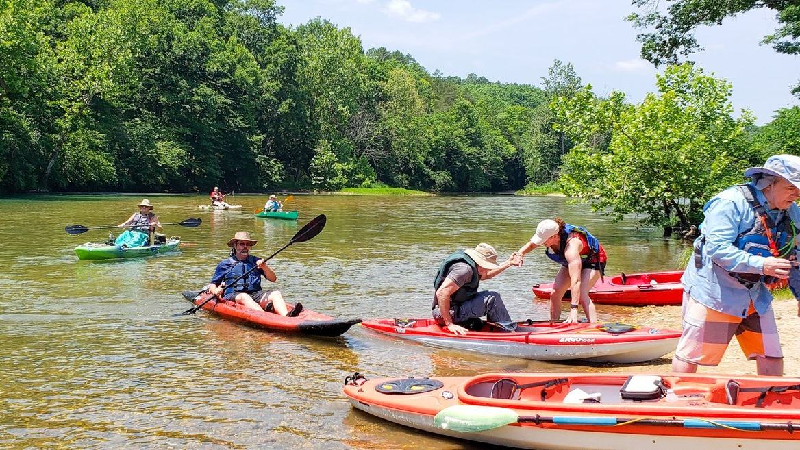 Floating Missouri’s Ozarks: Current River and Jacks Fork by Canoe — official US National Park Service, Ozark National Scenic Riverways, Floating; official NPS/Jessica Poppa photograph image