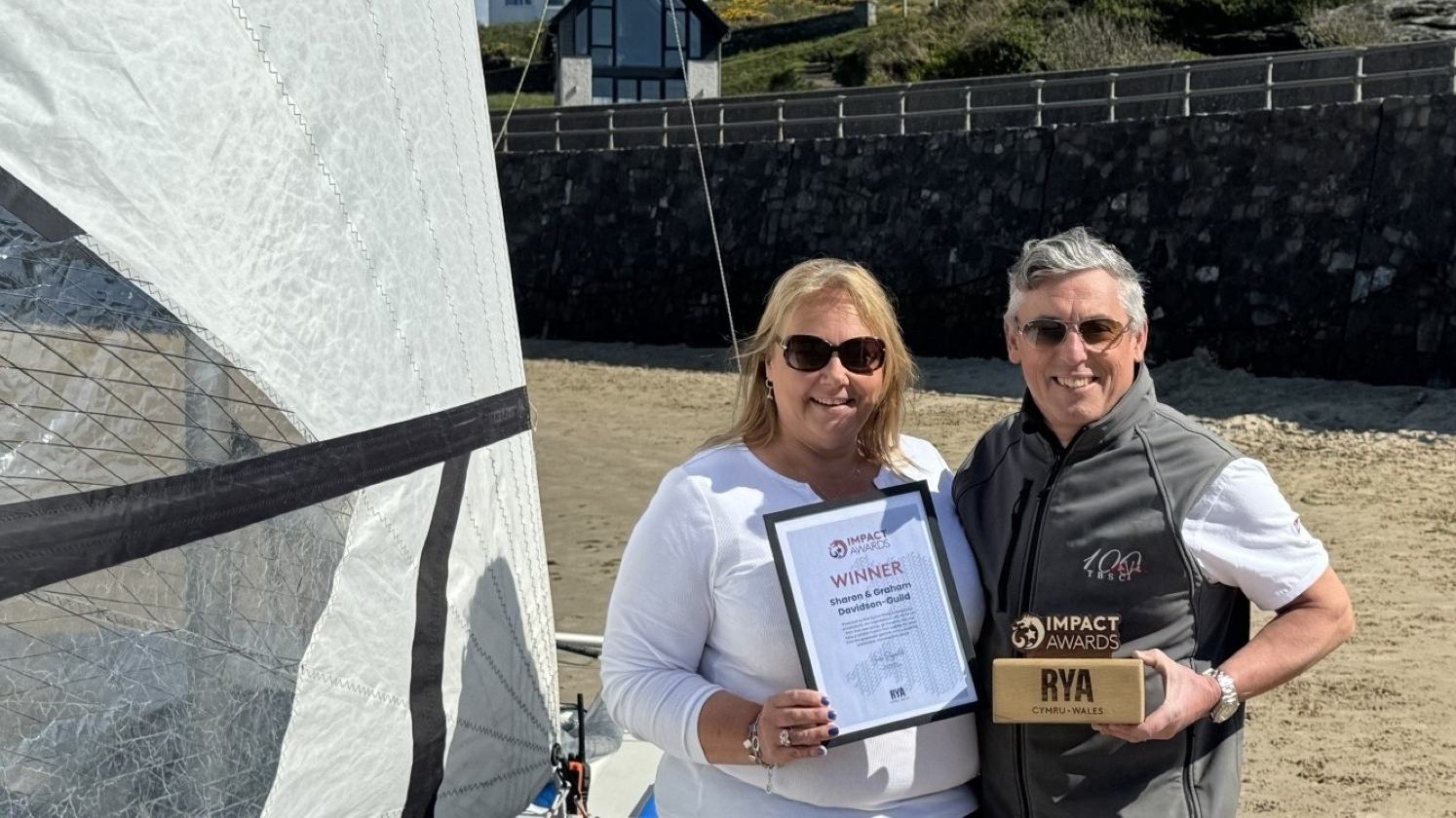 Trearddur Bay Volunteers Recognised for Youth Sailing Support — official Royal Yachting Association image