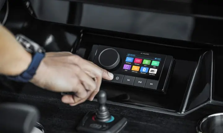 Garmin — Marine audio system, official Garmin blog photograph