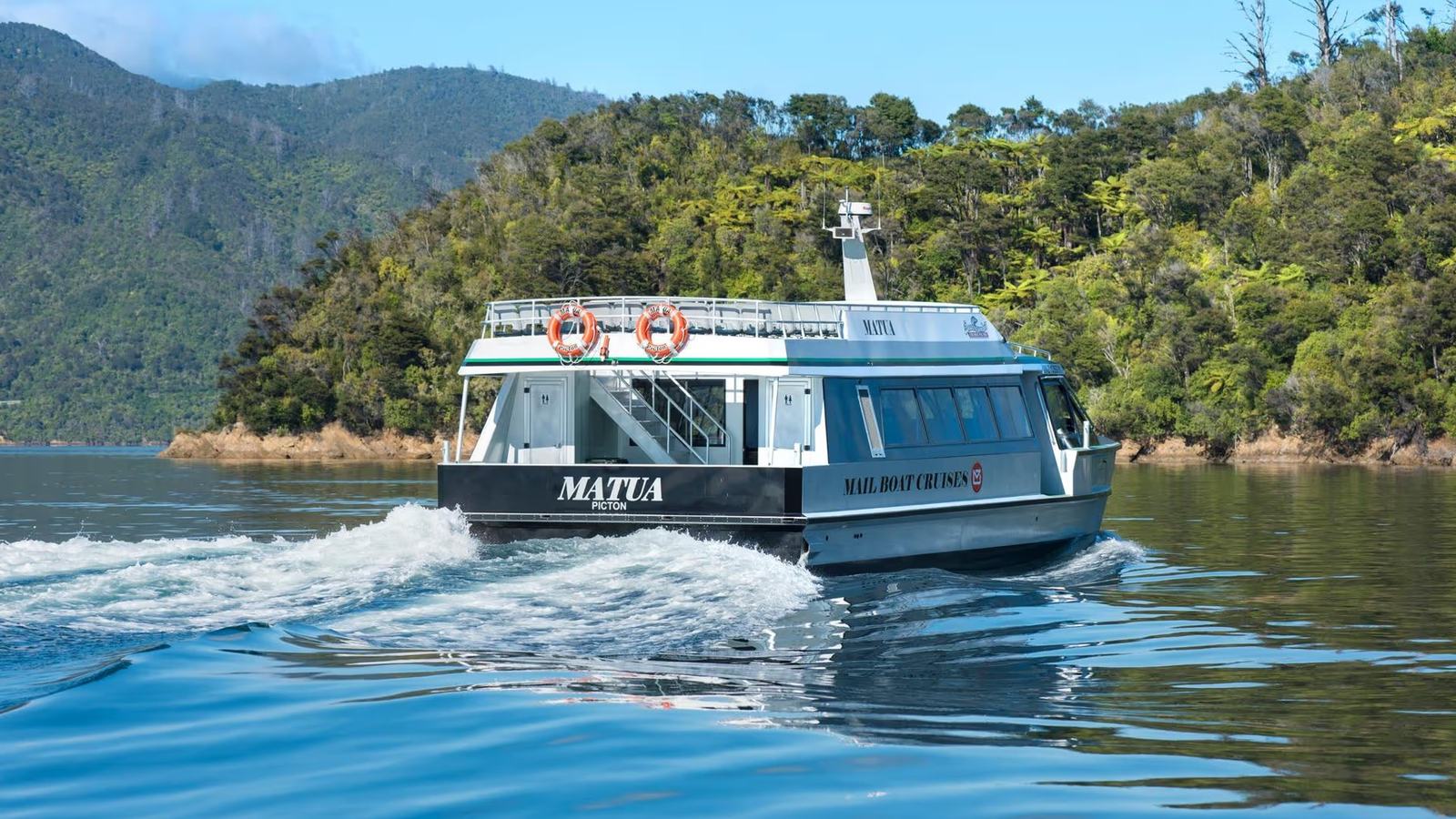 Official photograph: Beachcomber Cruises — Queen Charlotte Sound mail boat