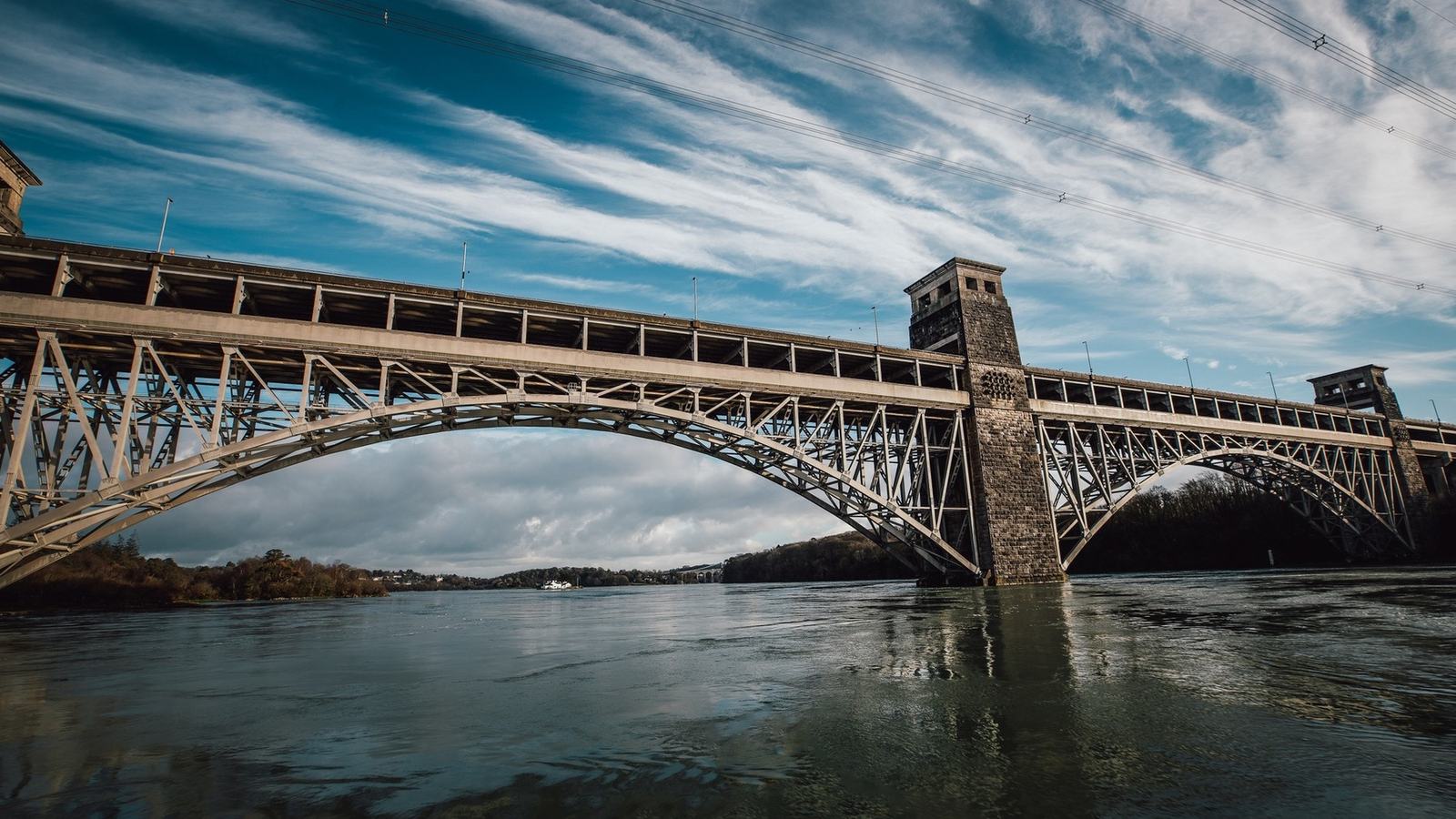 Visit Wales official Menai Strait and Britannia Bridge photography