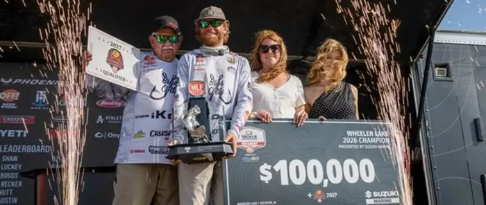 Banks Shaw Comes From Behind to Win at Wheeler Lake — official Yamaha Marine image